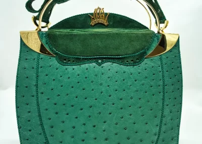 DOROTEA Borsa fatta a mano pelle oro artigianale novara milano