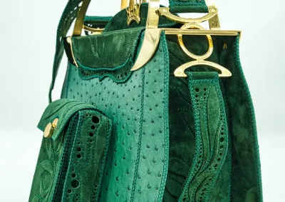 DOROTEA Borsa fatta a mano pelle oro artigianale novara milano