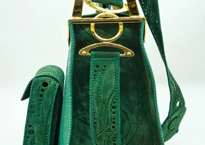 DOROTEA Borsa fatta a mano pelle oro artigianale novara milano