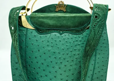 DOROTEA Borsa fatta a mano pelle oro artigianale novara milano