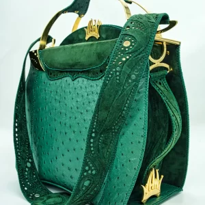 DOROTEA Borsa fatta a mano pelle oro artigianale novara milano