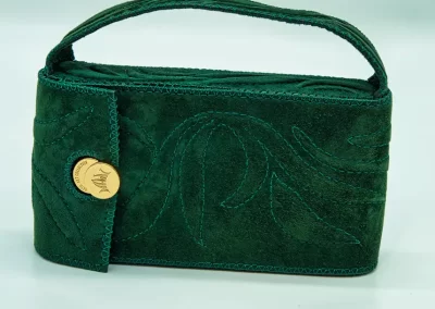 DOROTEA Borsa fatta a mano pelle oro artigianale novara milano