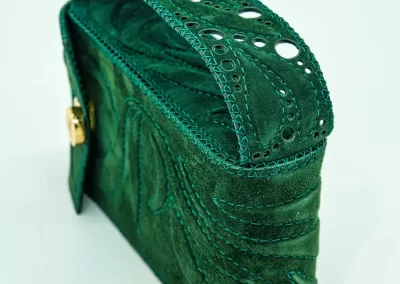 DOROTEA Borsa fatta a mano pelle oro artigianale novara milano