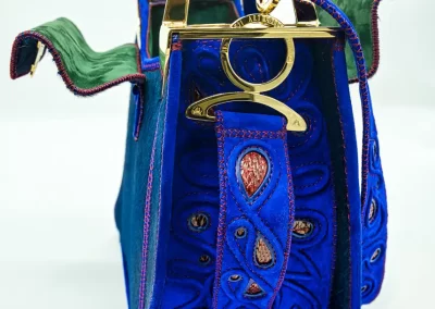 DOROTEA Borsa fatta a mano pelle oro artigianale novara milano