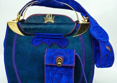 DOROTEA Borsa fatta a mano pelle oro artigianale novara milano
