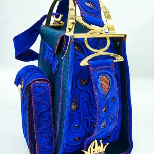 DOROTEA Borsa fatta a mano pelle oro artigianale novara milano