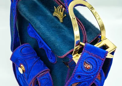 DOROTEA Borsa fatta a mano pelle oro artigianale novara milano