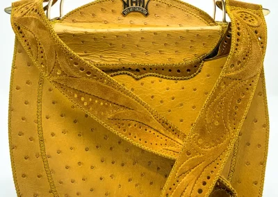 DOROTEA Borsa fatta a mano pelle oro artigianale novara milano
