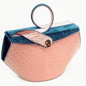 01 BRIGIDA 020125M Borsa fatta a mano pelle oro artigianale novara milano