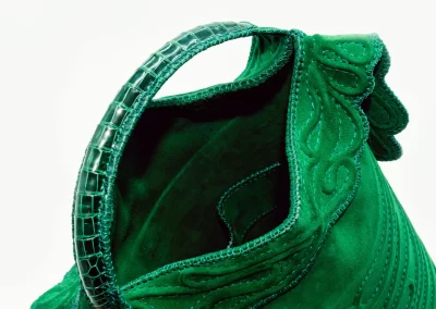 01 MIRA 010125 Borsa fatta a mano pelle oro artigianale novara milano