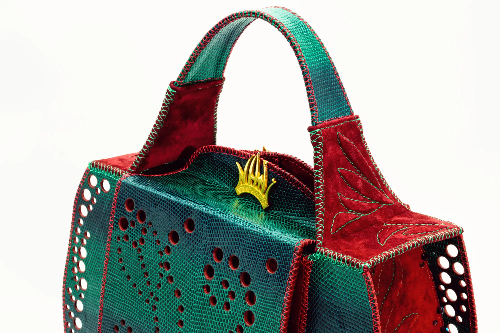 01 DOROTEA M.010125 Borsa fatta a mano pelle oro artigianale novara milano