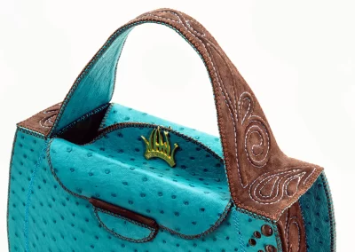 01 DOROTEA M.01s0125 Borsa fatta a mano pelle oro artigianale novara milano