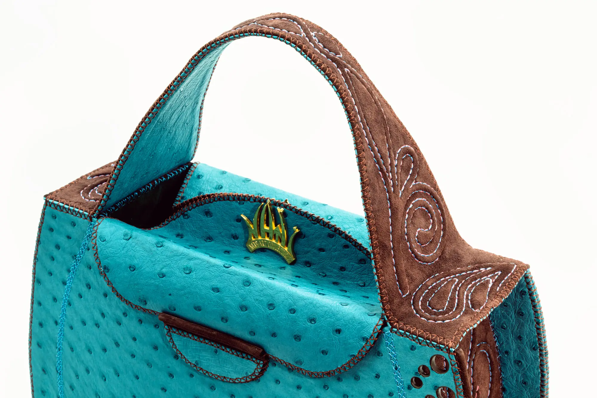 01 DOROTEA M.01s0125 Borsa fatta a mano pelle oro artigianale novara milano