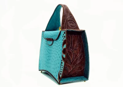 01 DOROTEA M.01s0125 Borsa fatta a mano pelle oro artigianale novara milano