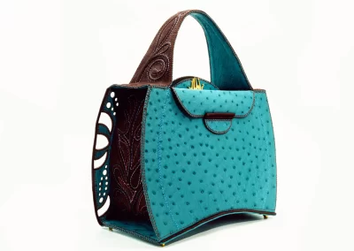 01 DOROTEA M.01s0125 Borsa fatta a mano pelle oro artigianale novara milano